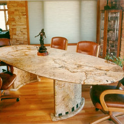 Projects of The Past - This stunning dinning room table was fabricated ...