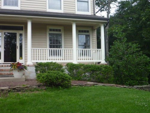 Hedge row for front porch?