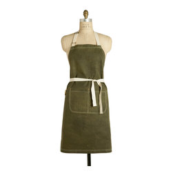 Birdkage - Olive Waxed Classic Bib Apron - Birdkage - From Birdkage's ...