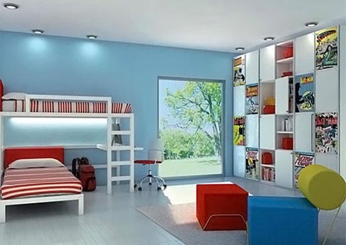 Ideas habitaciones infantiles con literas