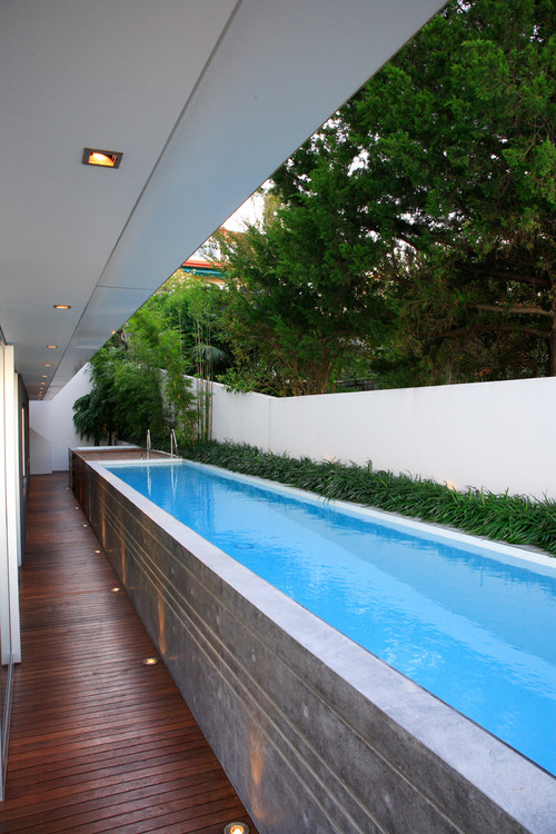 Sydney Waterfront modern pool