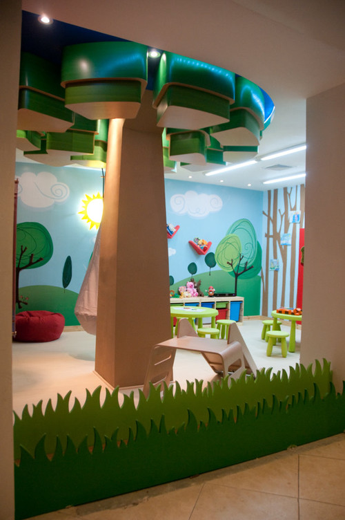 Daycare, playroom contemporary kids