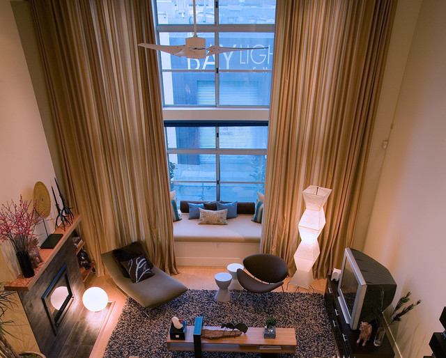 SOMA Loft - Living Room by Kimball Starr Interior Design modern living room