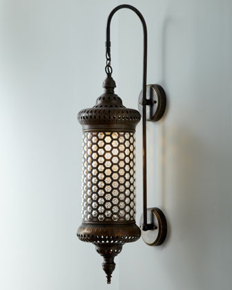 Moroccan Metal Sconce traditional wall sconces