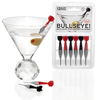 Bullseye Party Picks eclectic barware