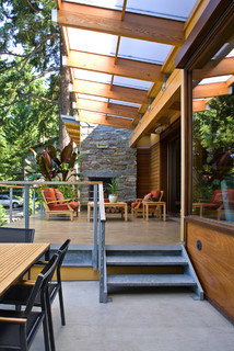 Lake Washington Residence contemporary patio