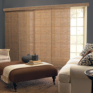 Levolor Woven Screen Panel Track Blinds - Contemporary - Vertical ...