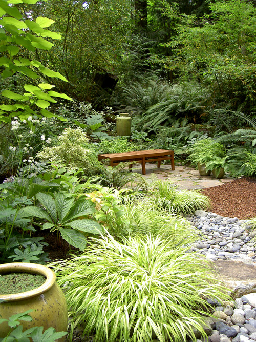 Contemporary Landscape by Bainbridge Island Landscape Architects & Landscape Designers Bliss Garden Design