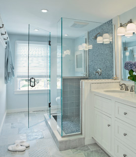 Bathrooms - Beach Style - Bathroom - boston - by Donna Elle Seaside Living