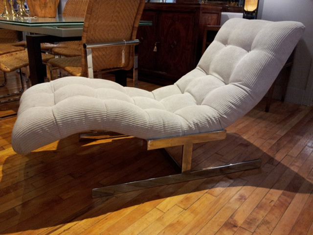 Decor NYC Consignment Archive, Milo Baughman Wave Chaise modern-indoor ...
