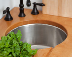 Undermount sink with butcher block???