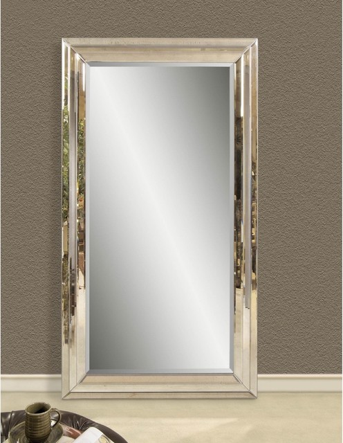 Bassett Mirror - Hollywood Glam Rosinna Leaner - Antique Mirror ...