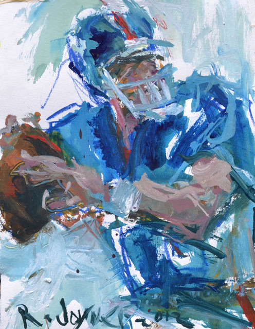 NFL Football Painting - Contemporary - Artwork - other metro - by Painthog