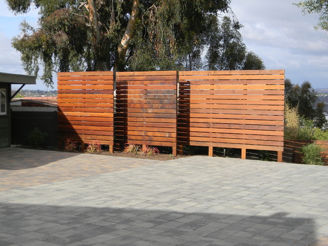 San Diego Trex deck, pergola, trellis, and fencing - Modern - san diego ...