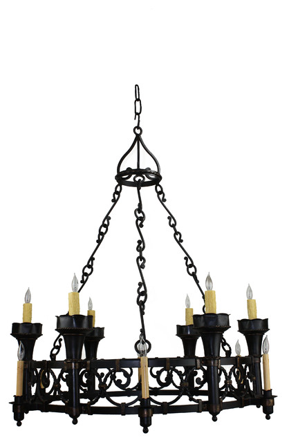 CH-017 Hand Made Iron Chandelier Designs - Eclectic - Chandeliers - san ...