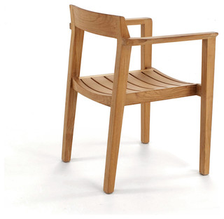 Horizon Teak Armchair - Modern - Outdoor Lounge Chairs - by Westminster ...
