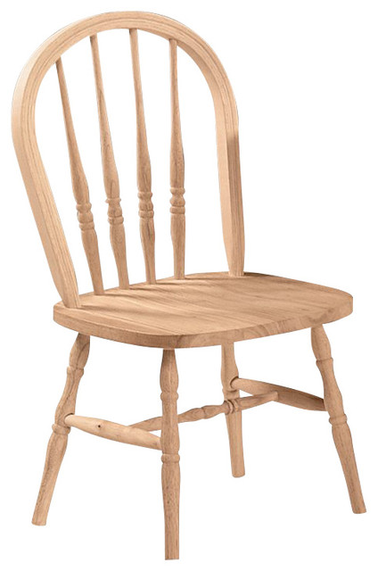 International Concepts Unfinished Windsor Chair - Transitional - Kids ...