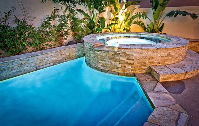 Stone Veneer - Modern - Pool - san diego - by Eco Minded Solutions