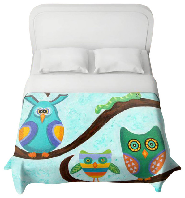 Birds of a Feather Duvet Cover - Contemporary - Duvet Covers - by ...