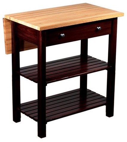Drop Leaf Island With Wheels Feed, Catskill Heart Of The Kitchen Island With Drop Leaf