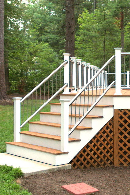 Stainless Steel Vertical Baluster Railing - Modern - Home Fencing And ...