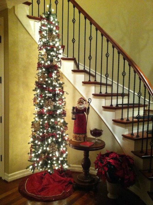 Balsam Hill's exquisite Sonoma Slim Artificial Christmas Tree