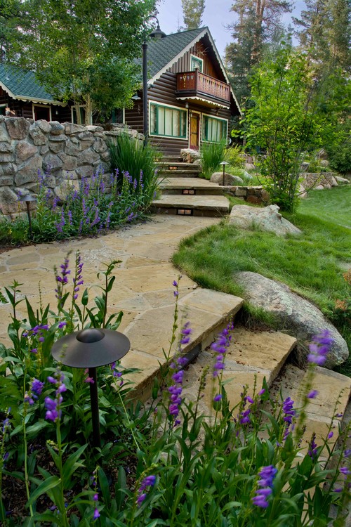 Rustic Landscape by Denver Landscape Architects & Landscape Designers Lifescape Colorado.