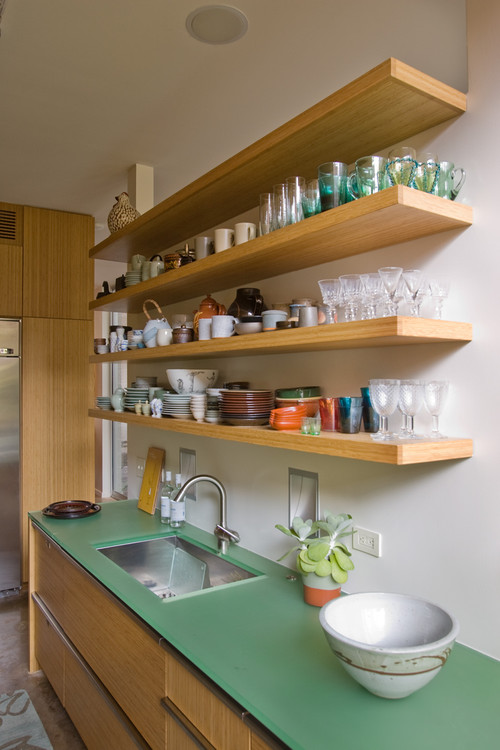 Open Shelving Ideas For The Kitchen, Free Standing Kitchen Shelving Ideas