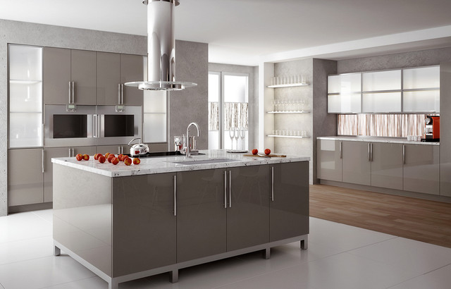 High Gloss Solid Surface Kitchen - Modern - Kitchen ...