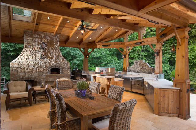 Hinsdale Realtor Luxury Custom Outdoor Kitchen - Traditional - Patio ...