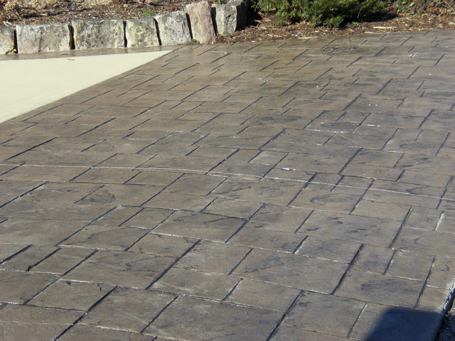 Stamped Concrete Driveway Entry - Outdoor Products - other metro - by ...