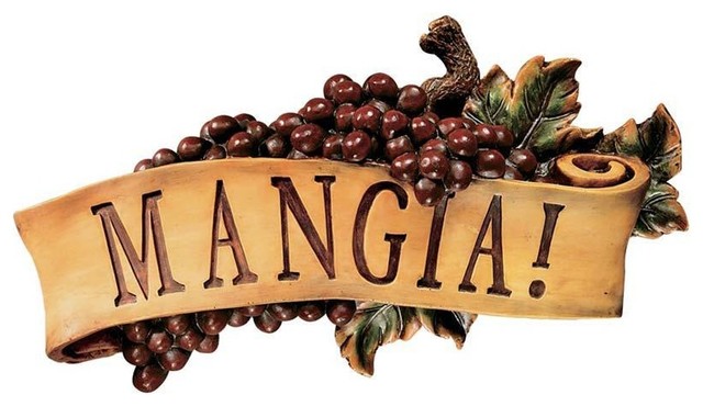 Italian Eat Mangia Tuscan Kitchen Grapes Wall Sculpture ... Italian Eat Mangia Tuscan Kitchen Grapes Wall Sculpture ... on Traditional Kitchen Wall Decor
id=21028