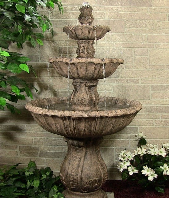 Classic Decorative 3 Tier Fountain by Outdoor Classics - Traditional ...