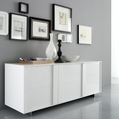 Rossetto Tween Glossy Buffet - White - Modern - Buffets And Sideboards ...