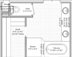 Master Bath layout