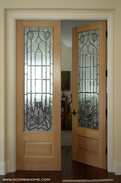 Interior Beveled Glass Doors - Traditional - Interior Doors - los ...