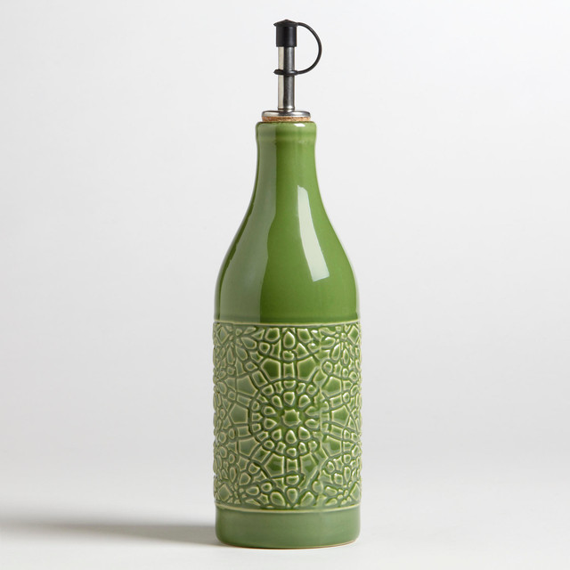 Verde Ceramic Venetian Oil Bottle - Contemporary - Oil And Vinegar ...