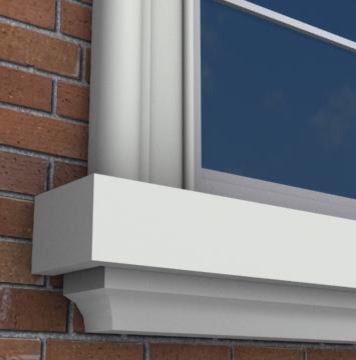 MX208 - Exterior Window Sills - Plaster Moulding, Skirting & Coving ...