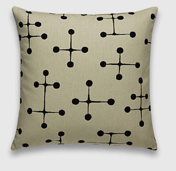 Pillow Designer Eames Dot Atomic 50s Retro Fabric TPE | eBay