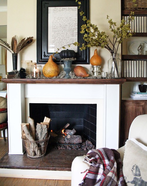 A collection of Fall mantel ideas to get you inspired and create one that fits your home and style.