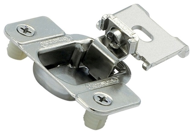 2-Way Adjustable Matrix Concealed Overlay Hinge in Nickel Finish (Set ...