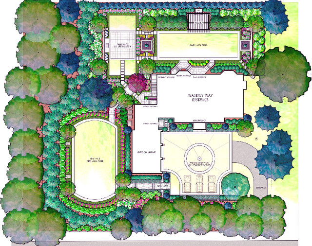 Design - Traditional - Site And Landscape Plan - dc metro - by ...