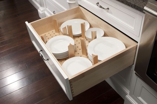 Accessible design- EZ-Down Storage System - kitchen cabinets - Richelieu
