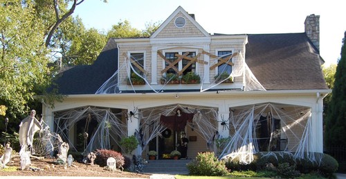 Halloween decorations can transform your home's exterior