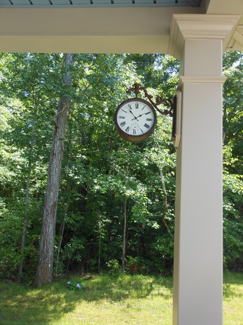 Hanging an Outdoor Clock - Our Front Porch - Farmhouse - nashville - by ...