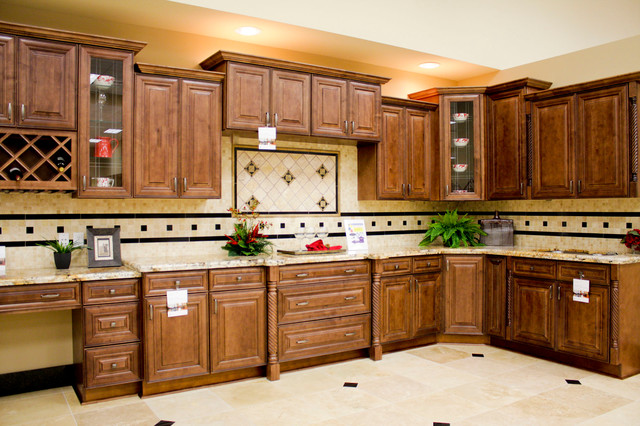 JK KItchen - Traditional - Kitchen - houston - by Natural Stone Gallery