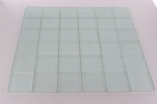 Crystal Series Super White Frosted Glass Tile - Tile - dc metro - by