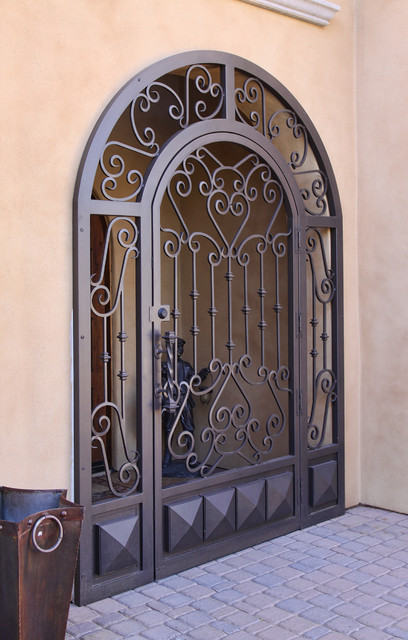 Custom Iron Gate by First Impression Security Doors - Modern - Home ...