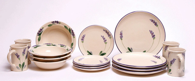 Lavender Dinnerware Set - Traditional - Dinnerware Sets - by Cool Stuff ...