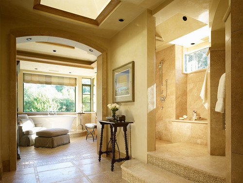 The master bath spa should always feel like an oasis.